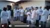 Médicos cubanos premiados en Venezuela.